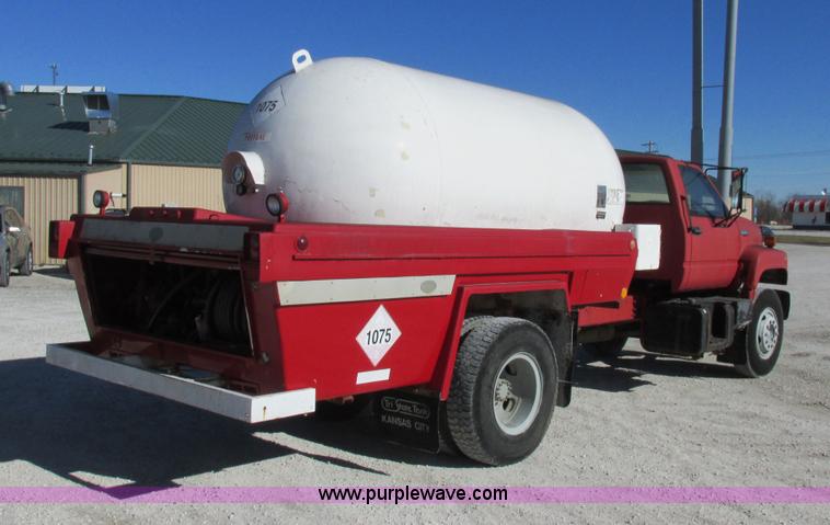 image for item I8839 1991 GM Kodiak propane delivery truck