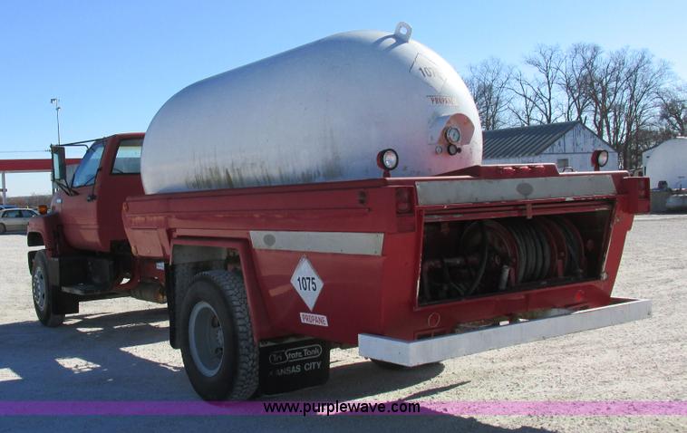image for item I8839 1991 GM Kodiak propane delivery truck