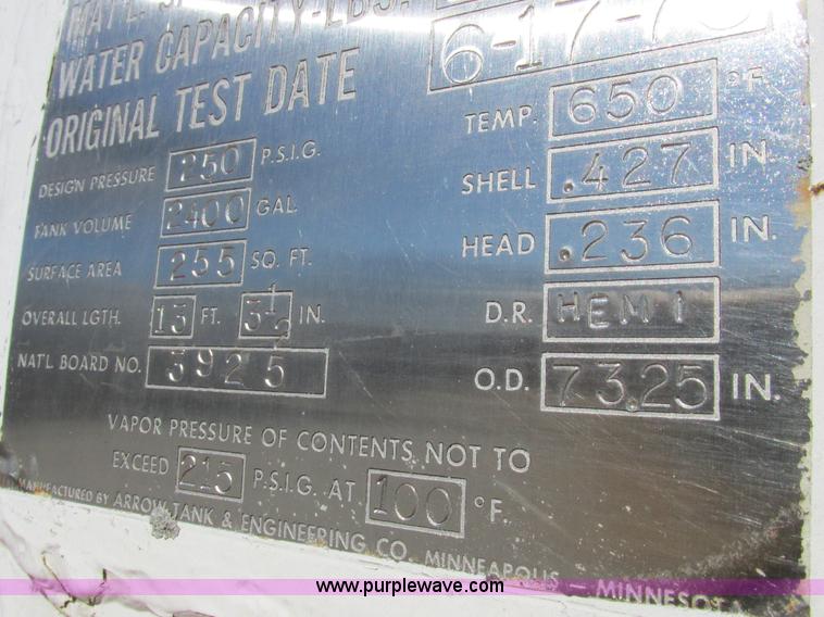 image for item I8839 1991 GM Kodiak propane delivery truck