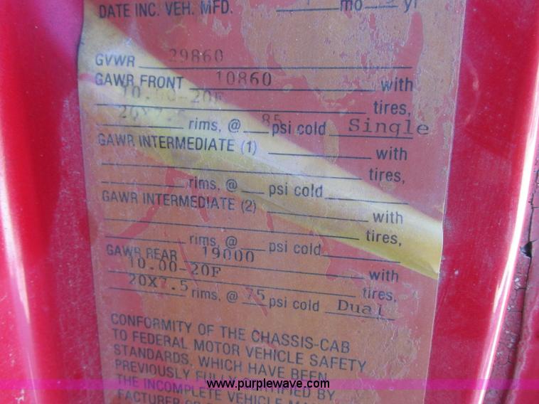 image for item I8839 1991 GM Kodiak propane delivery truck