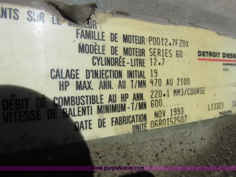 image for item I8867 1994 Freightliner FLD semi truck