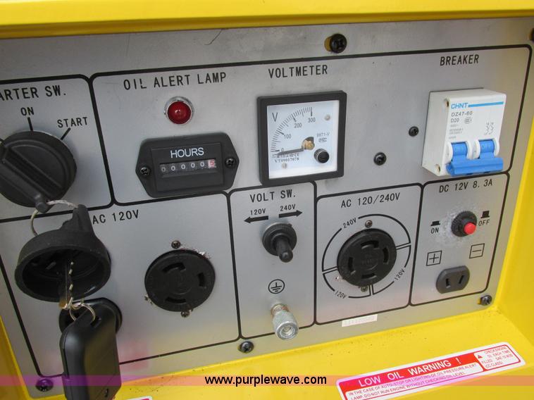 image for item Z9639 Leading 6,800 watt generator