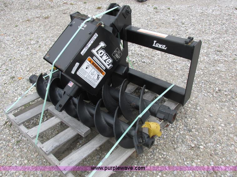 image for item Z9640 Lowe 750 CLH skid steer auger attachment