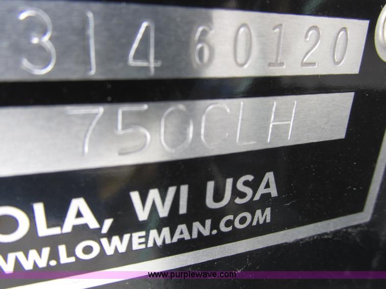 image for item Z9640 Lowe 750 CLH skid steer auger attachment