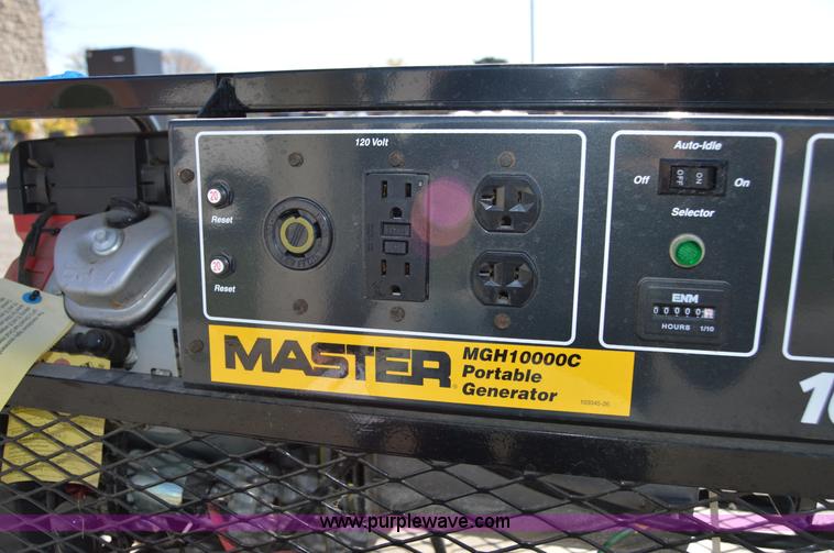 image for item AC9351 Master MGH10,000C generator