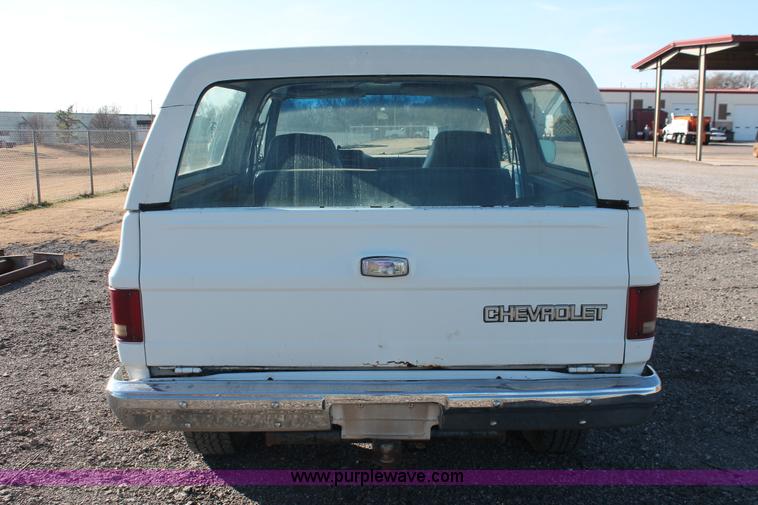 image for item AK9642 1987 Chevrolet K5 SUV