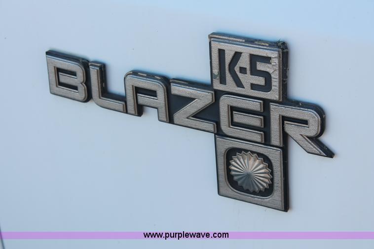 image for item AK9642 1987 Chevrolet K5 SUV