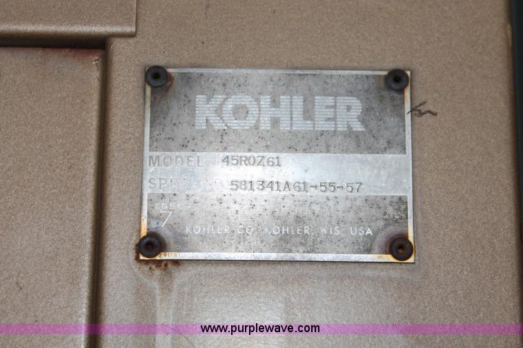 image for item AK9651 Kohler Fast Response generator set