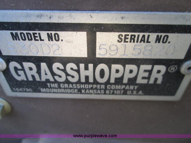 image for item AY9171 Grasshopper 930D lawn mower