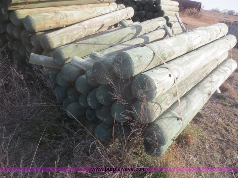 image for item AZ9128 (60) wooden guard rail posts