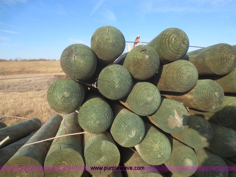 image for item AZ9128 (60) wooden guard rail posts