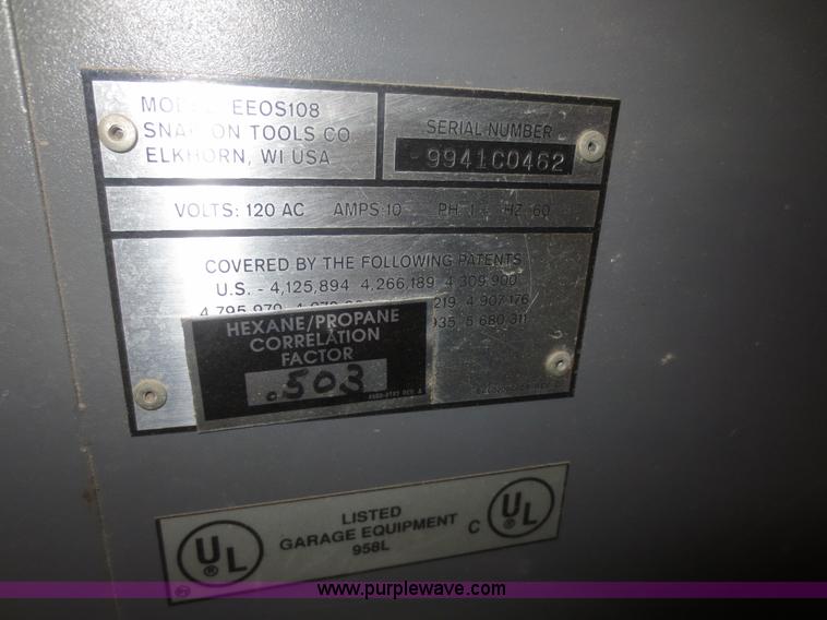 image for item BA9428 Sun Machine 450 engine diagnostic center