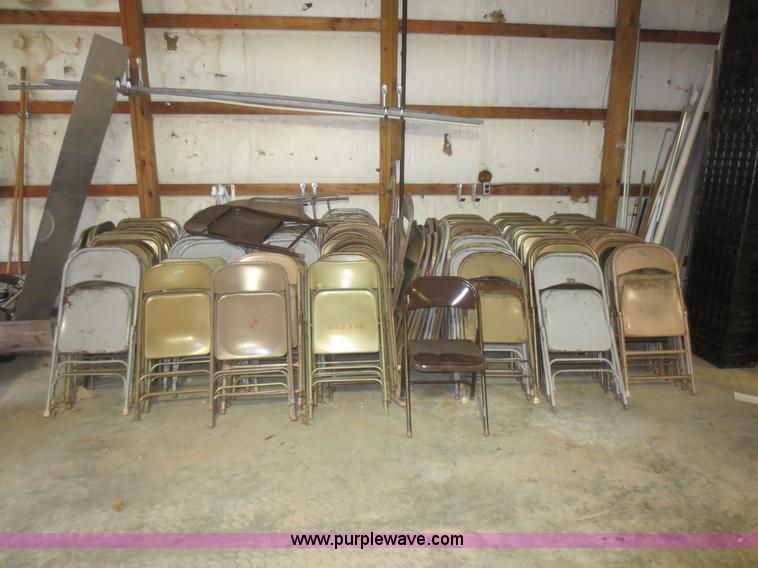 image for item BA9430 Approximately 150 metal folding chairs