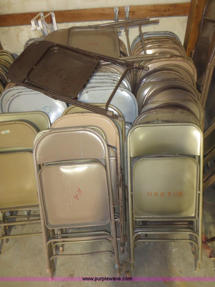 image for item BA9430 Approximately 150 metal folding chairs