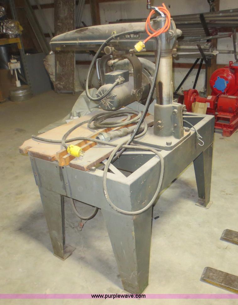 image for item BA9431 DeWalt radial arm saw