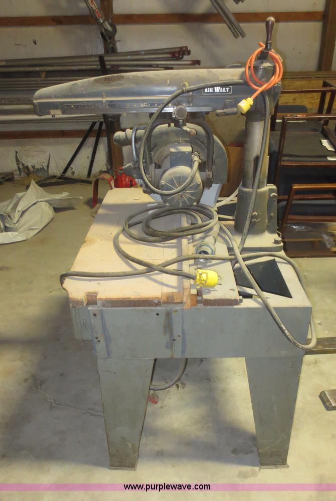 image for item BA9431 DeWalt radial arm saw