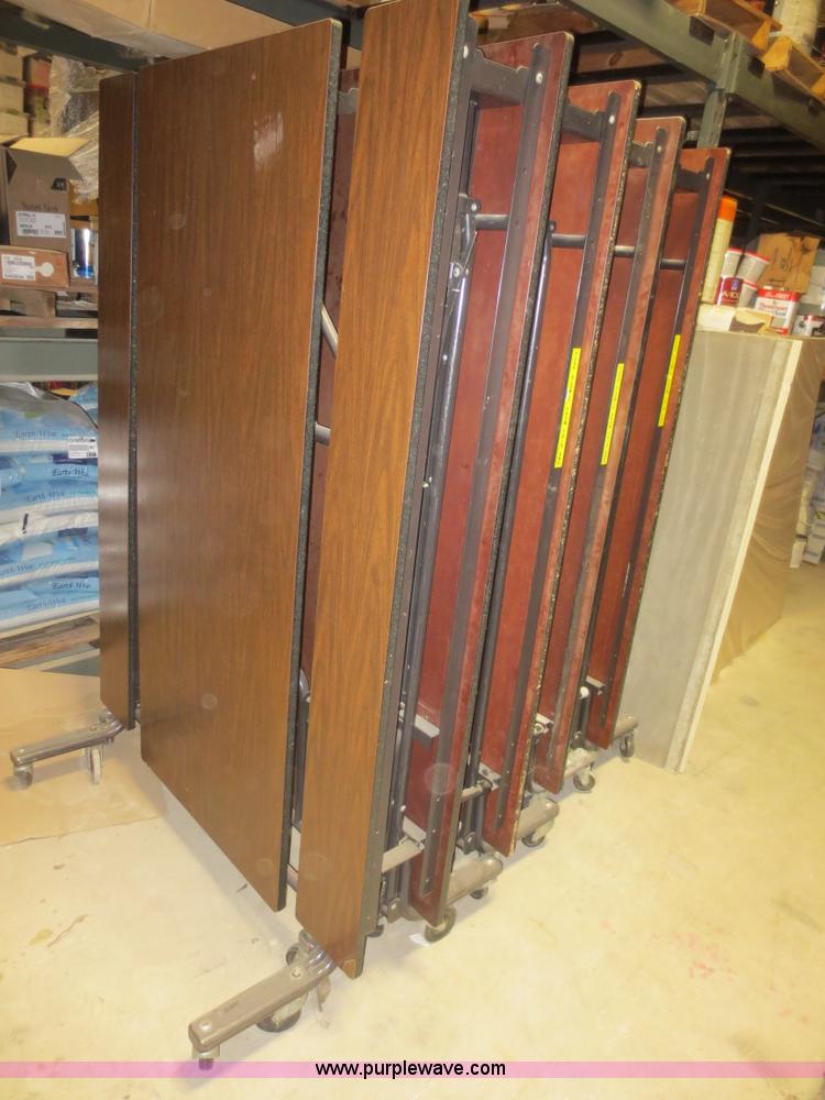 image for item BA9432 (5) folding lunch room tables