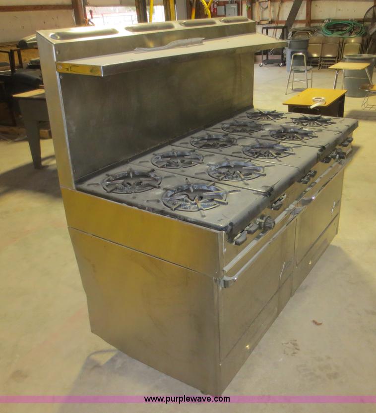 image for item BA9433 Garland ten burner top natural gas stove