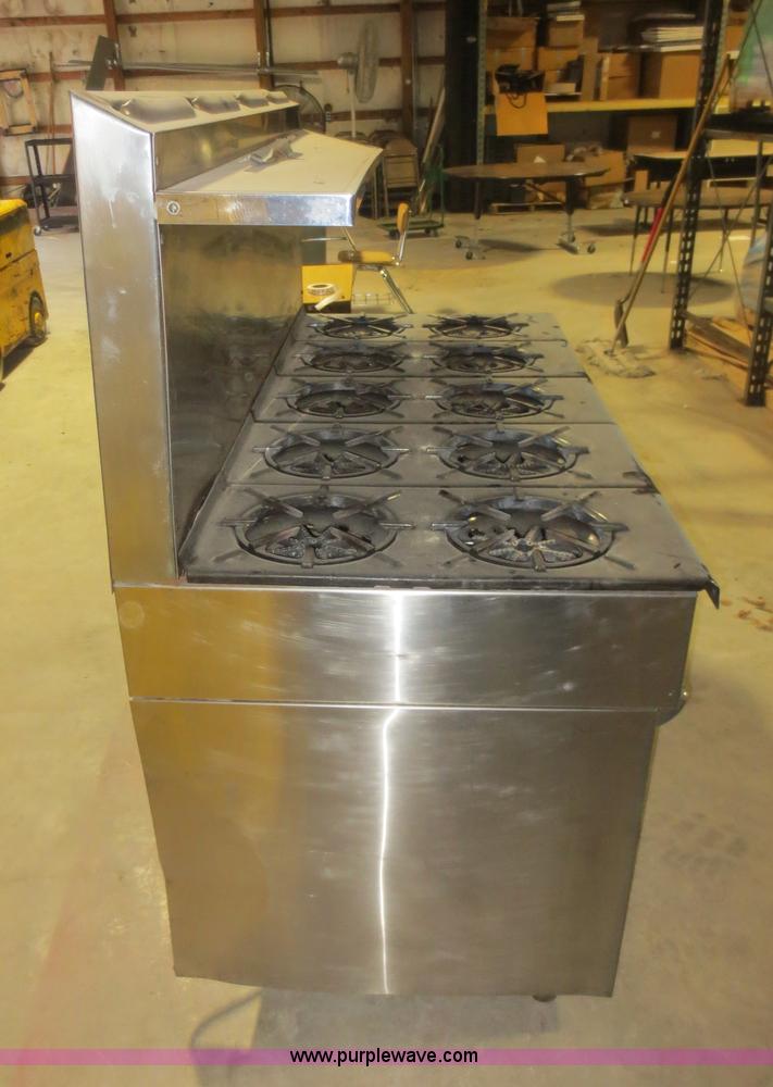 image for item BA9433 Garland ten burner top natural gas stove