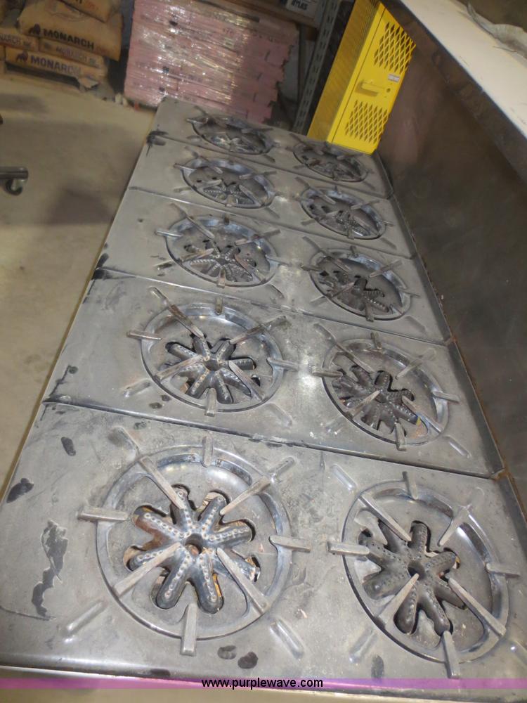 image for item BA9433 Garland ten burner top natural gas stove