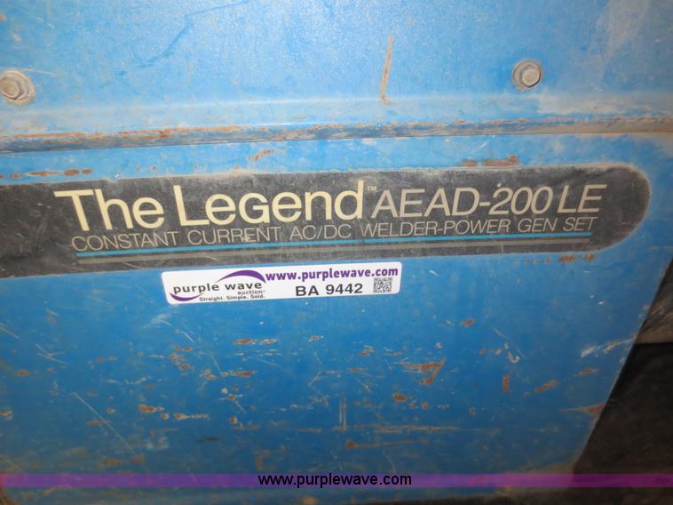 image for item BA9442 Miller AEAD-200LE constant current AC/DC welder/generator