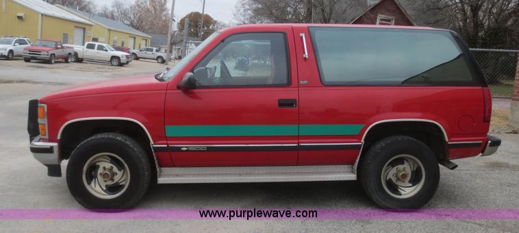 image for item D2217 1992 Chevrolet K1500 Blazer SUV