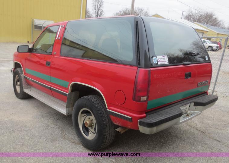 image for item D2217 1992 Chevrolet K1500 Blazer SUV