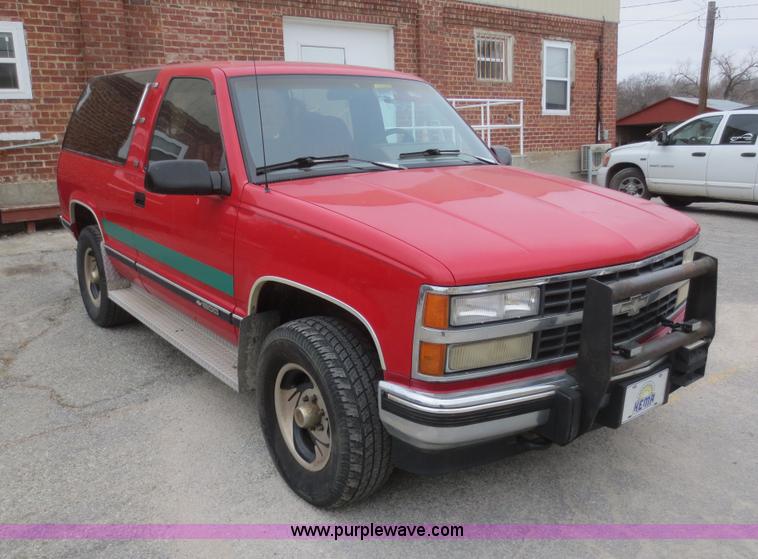 image for item D2217 1992 Chevrolet K1500 Blazer SUV