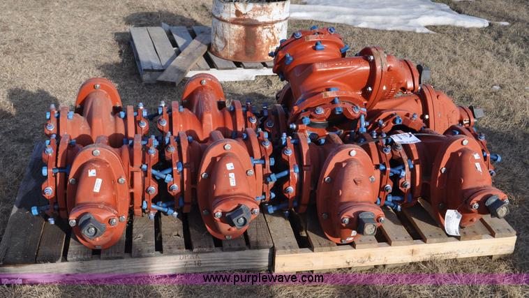 image for item F2163 (9) Mueller 2360 fire main gate valves