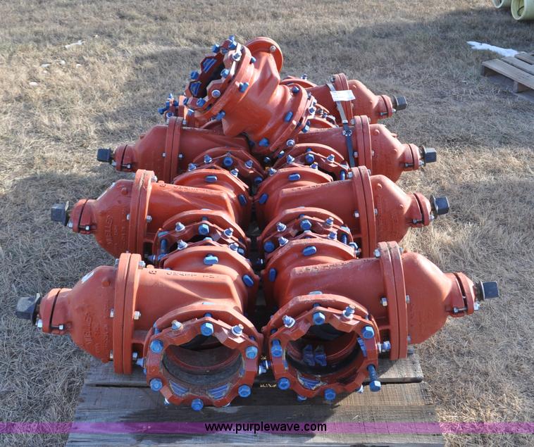 image for item F2163 (9) Mueller 2360 fire main gate valves