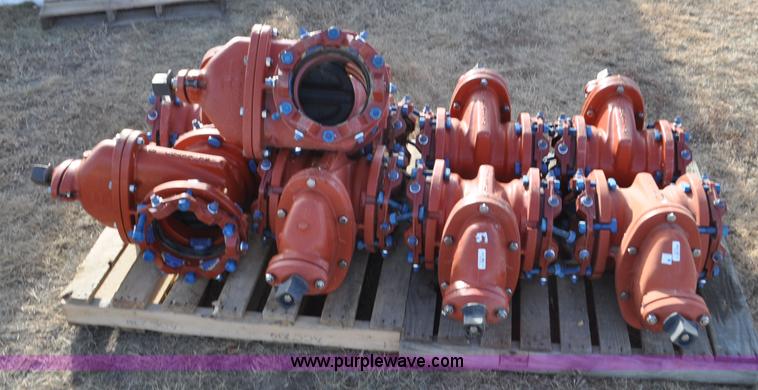 image for item F2163 (9) Mueller 2360 fire main gate valves