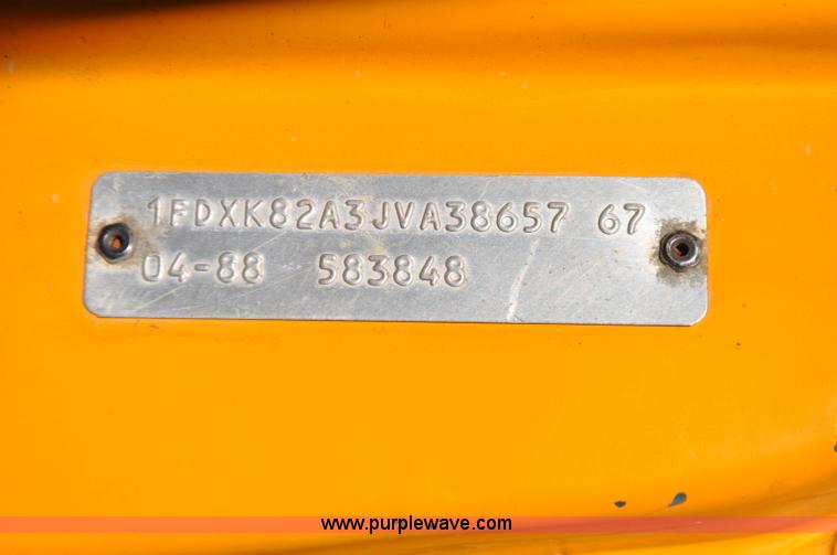 image for item F2165 1988 Ford L8000 dump truck