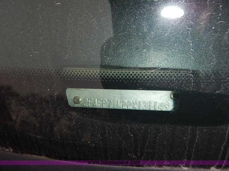 image for item I5188 2002 Ford Crown Victoria Police Interceptor