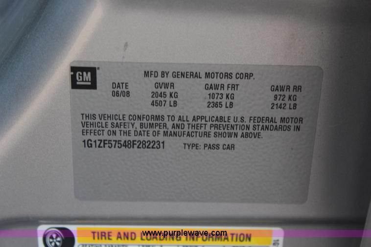 image for item I5978 2008 Chevrolet Malibu Hybrid