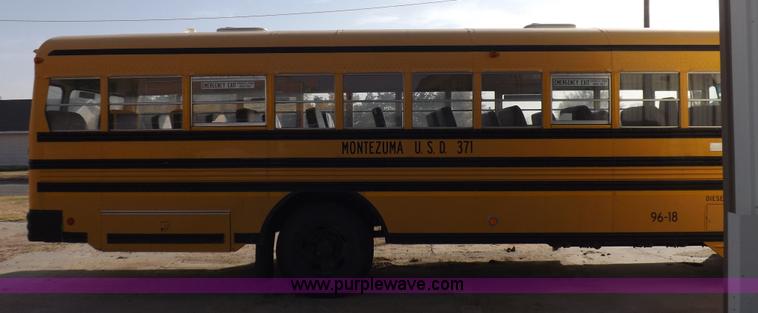 image for item K3017 1996 Chevrolet B7 Blue Bird school bus