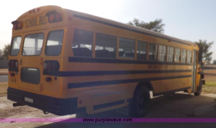 image for item K3017 1996 Chevrolet B7 Blue Bird school bus