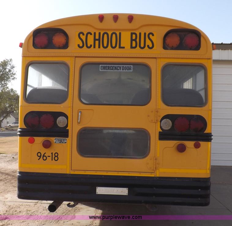 image for item K3017 1996 Chevrolet B7 Blue Bird school bus