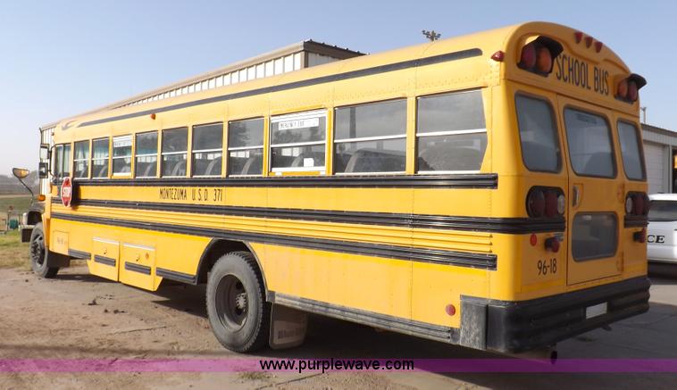 image for item K3017 1996 Chevrolet B7 Blue Bird school bus
