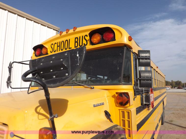image for item K3017 1996 Chevrolet B7 Blue Bird school bus