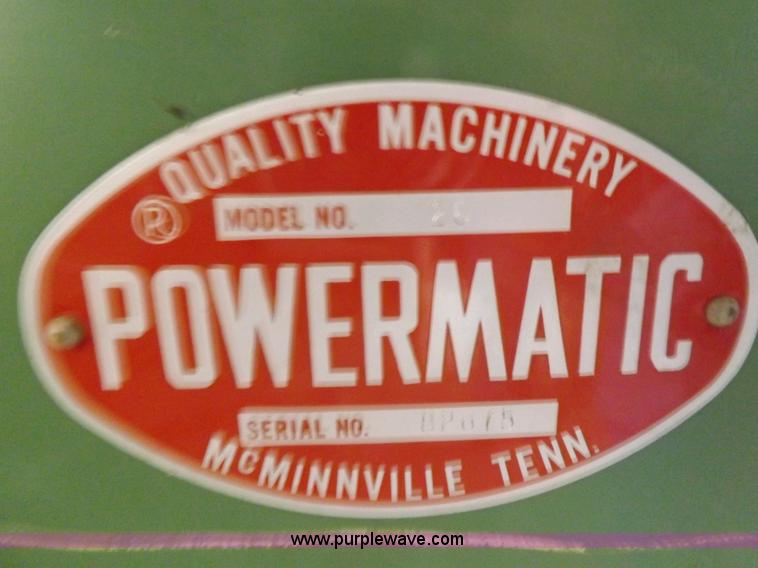 image for item K3028 Powermatic 26 spindle shaper