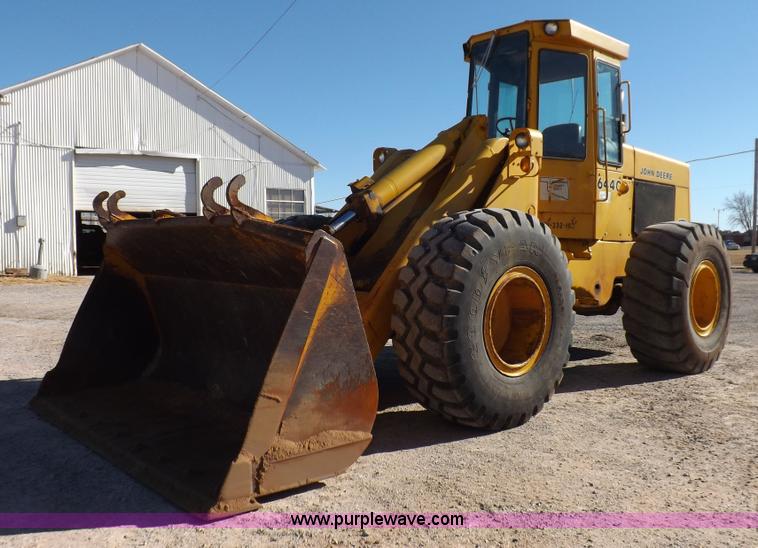 image for item K3035 1981 John Deere 644C wheel loader