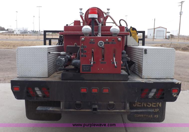 image for item K3046 1991 Chevrolet Cheyenne 3500 flatbed fire truck