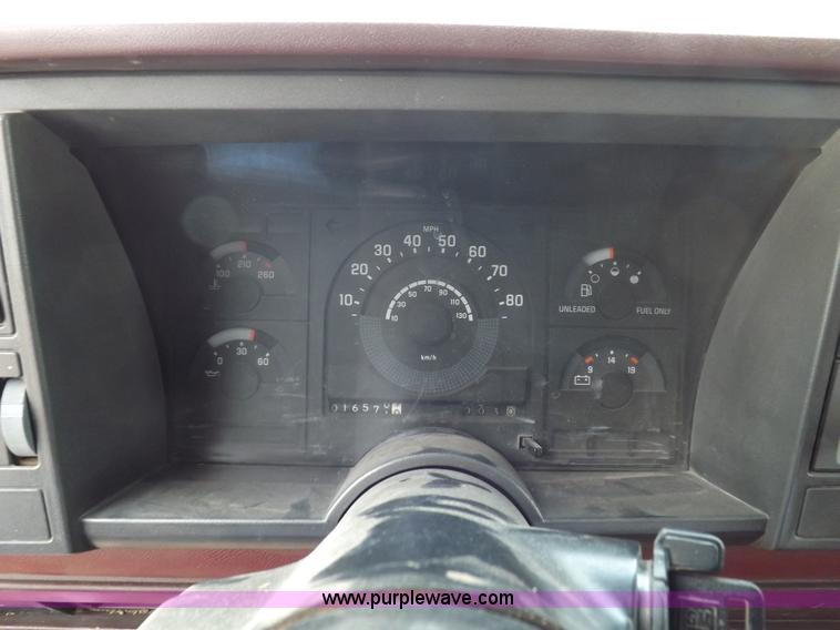 image for item K3046 1991 Chevrolet Cheyenne 3500 flatbed fire truck