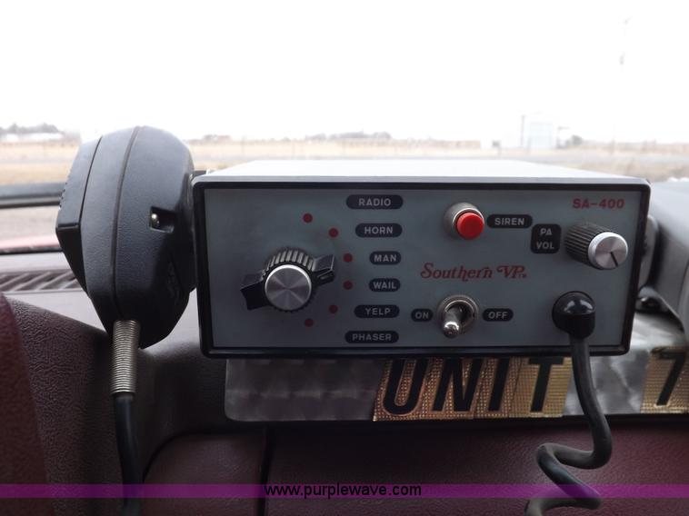 image for item K3046 1991 Chevrolet Cheyenne 3500 flatbed fire truck