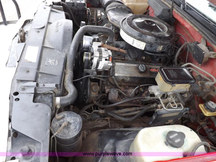 image for item K3046 1991 Chevrolet Cheyenne 3500 flatbed fire truck