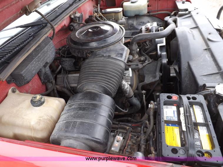 image for item K3046 1991 Chevrolet Cheyenne 3500 flatbed fire truck