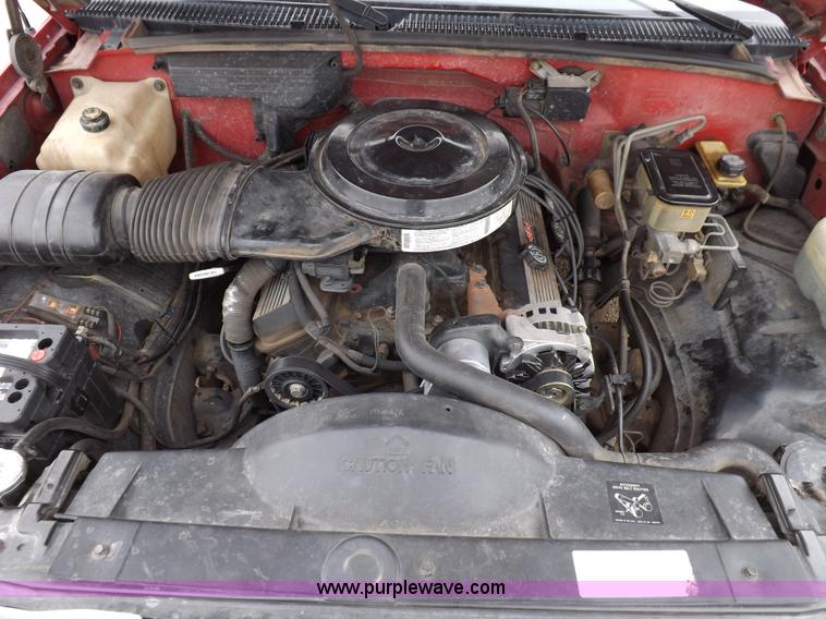 image for item K3046 1991 Chevrolet Cheyenne 3500 flatbed fire truck