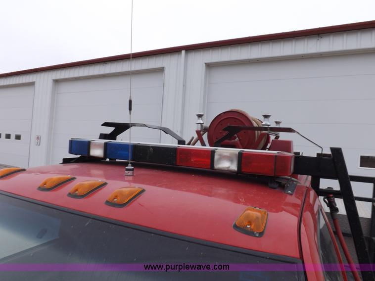 image for item K3046 1991 Chevrolet Cheyenne 3500 flatbed fire truck
