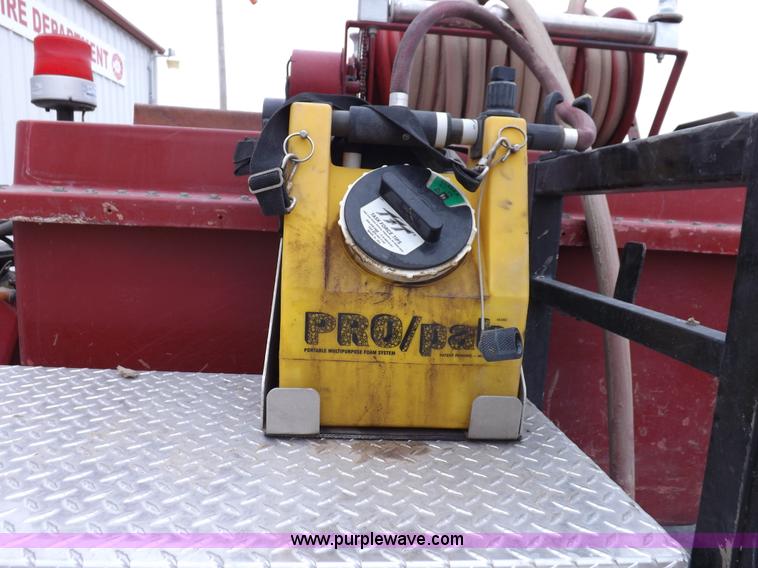 image for item K3046 1991 Chevrolet Cheyenne 3500 flatbed fire truck