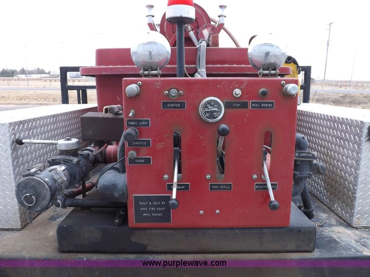 image for item K3046 1991 Chevrolet Cheyenne 3500 flatbed fire truck